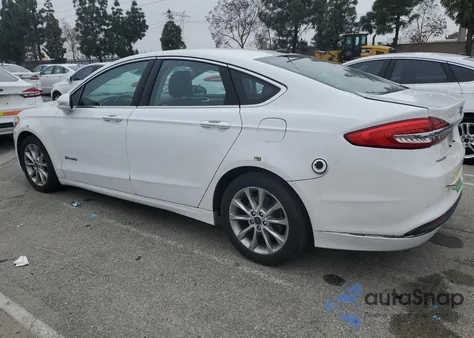 2017 Ford Fusion Se Hybrid z USA, uszkodzony, nr VIN 3FA6P0LU4HR409348